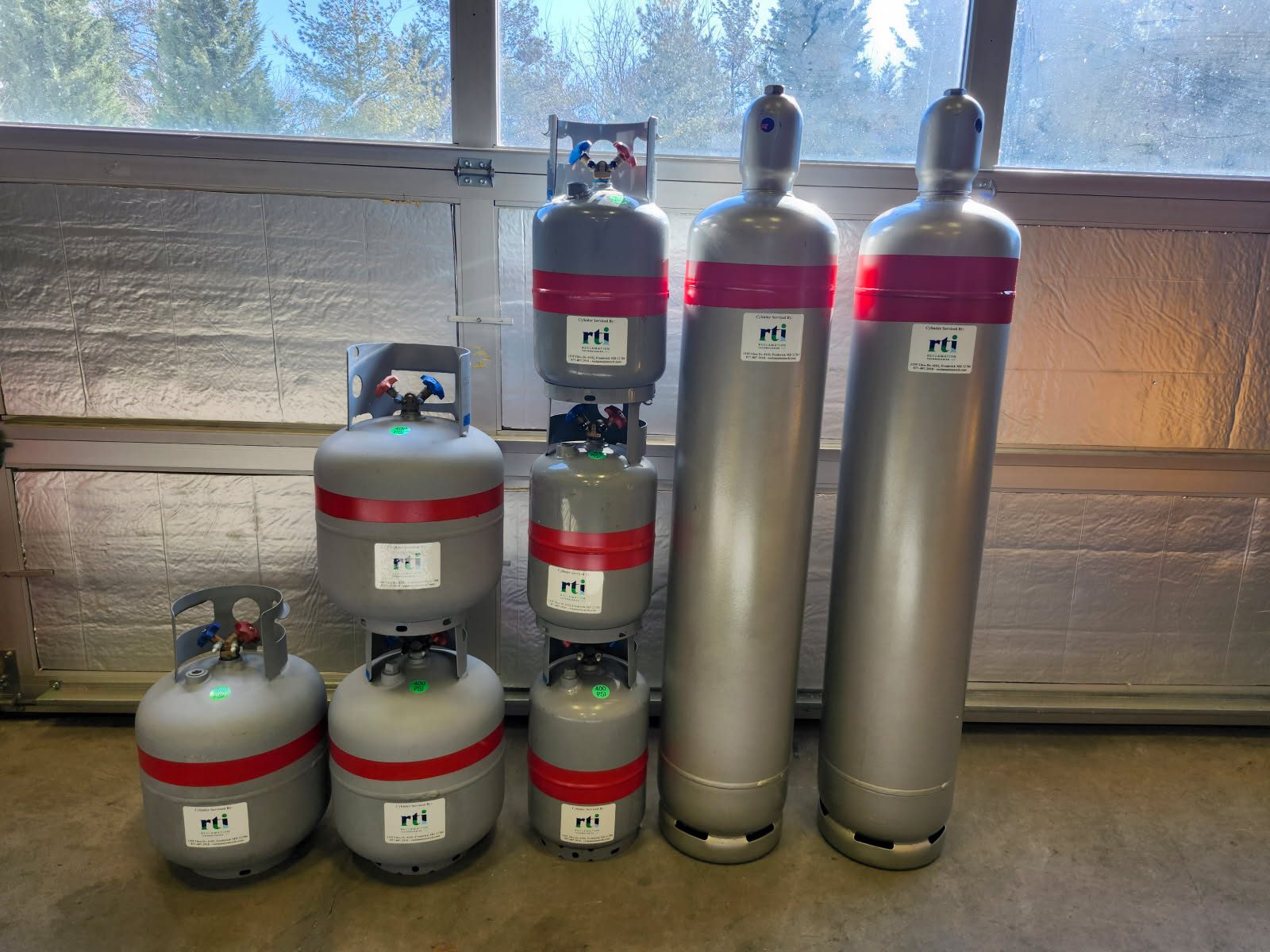 Refrigerant gas recovery equipment